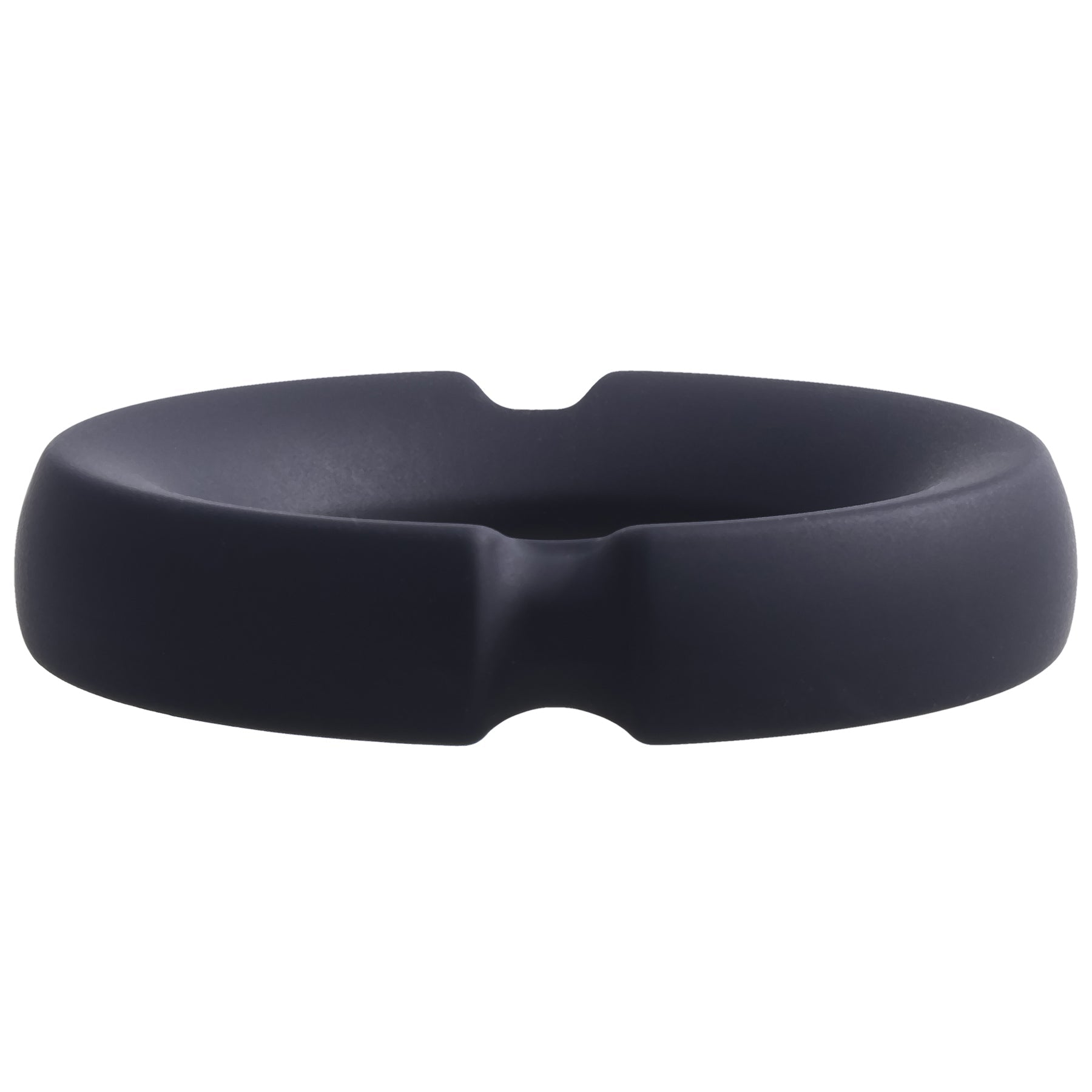 Merci - the Paradox - Silicone Covered Metal Cock  Ring - 45mm - Black DJ2402-39-BX