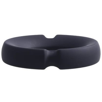 Merci - the Paradox - Silicone Covered Metal Cock  Ring - 45mm - Black DJ2402-39-BX