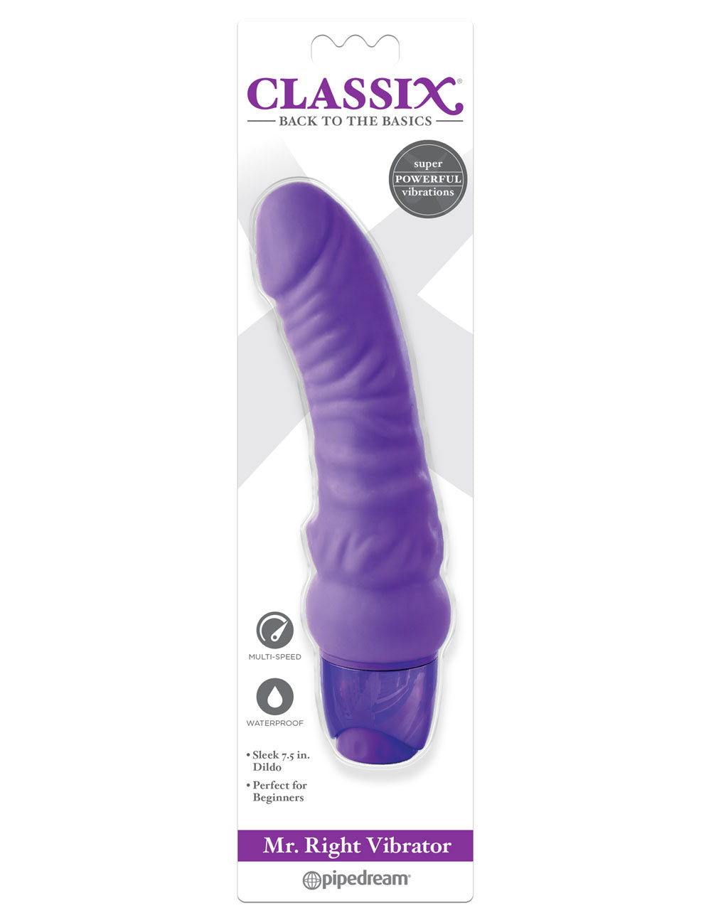 Mr. Right Vibrator - Purple PD1981-12