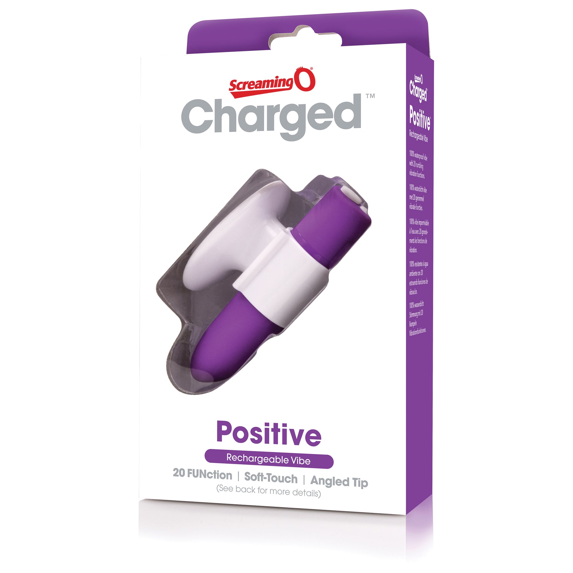 Charged Positive Rechargeable Vibe - Grape APV-GP-101E