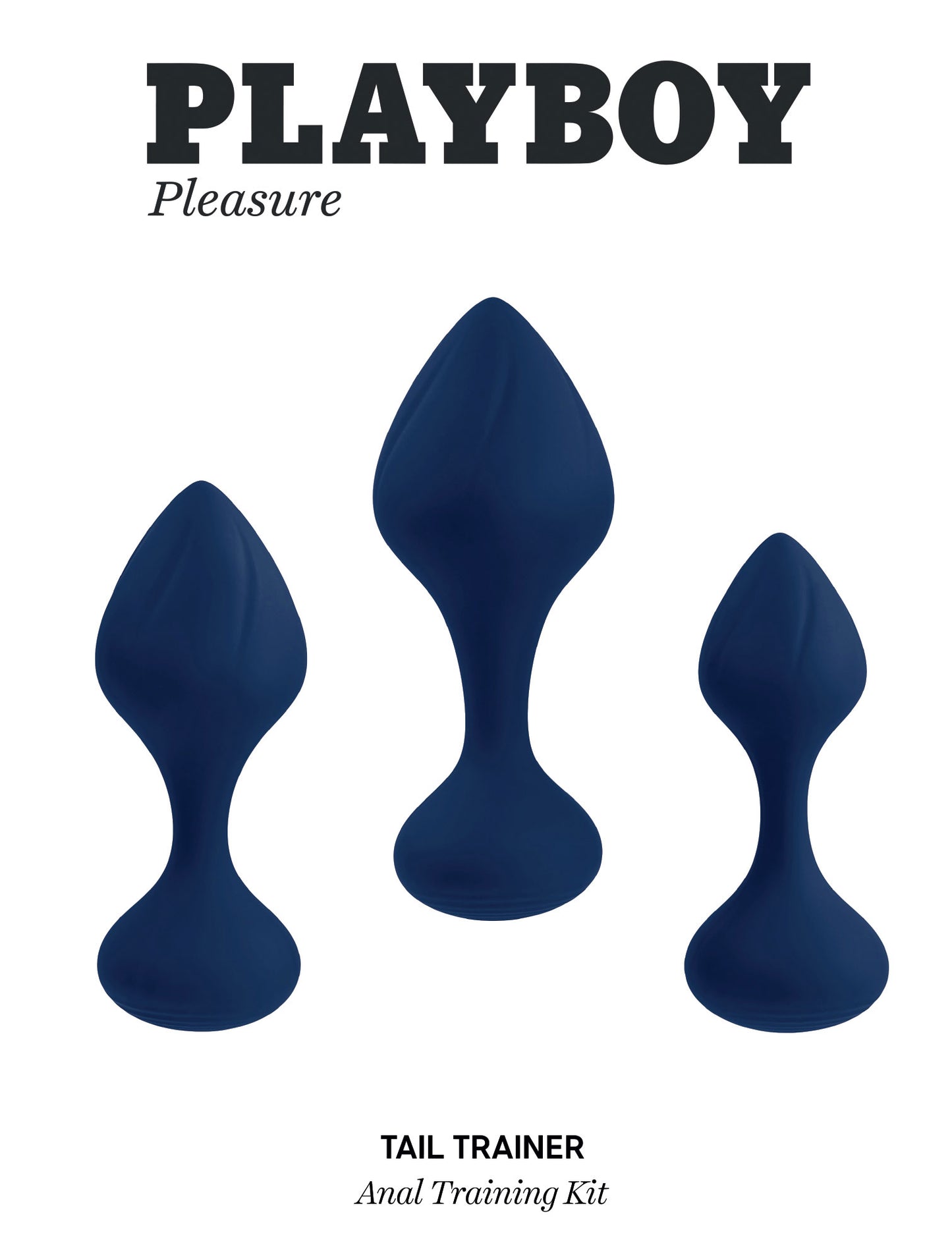 Playboy Pleasure - Tail Trainer - Anal Training Kit - Navy PB-BP-2307-2