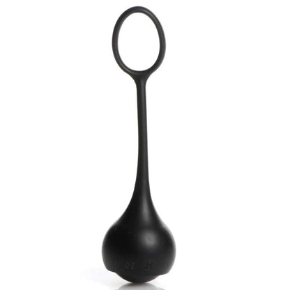 Cock Dangler Silicone Penis Strap With Weights -  Black MS-AG922