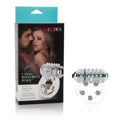 Maximus Enhancement Ring 5 Stroker Beads - Clear SE1456103