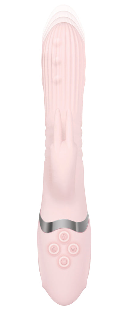 Eve's Thrusting Rabbit With Orgasmic Beads Orgasmic Beads - Pink AE-BL-8270-2