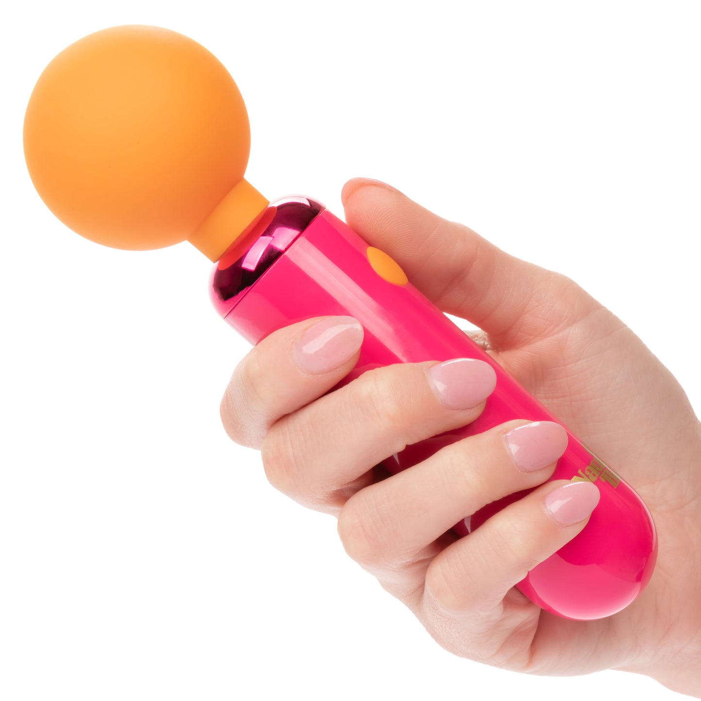 Naughty Bits Home Cumming Queen Vibrating Wand -  Orange/pink SE4410383