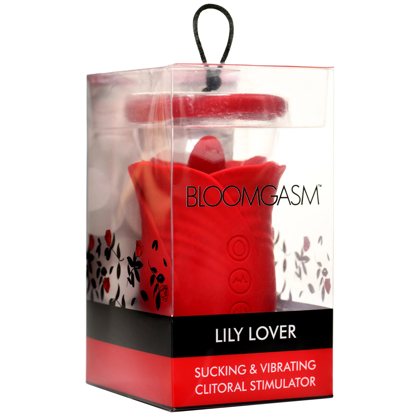 Lily Lover Sucking and Vibrating Clitoral  Stimulator- Red INM-AH231