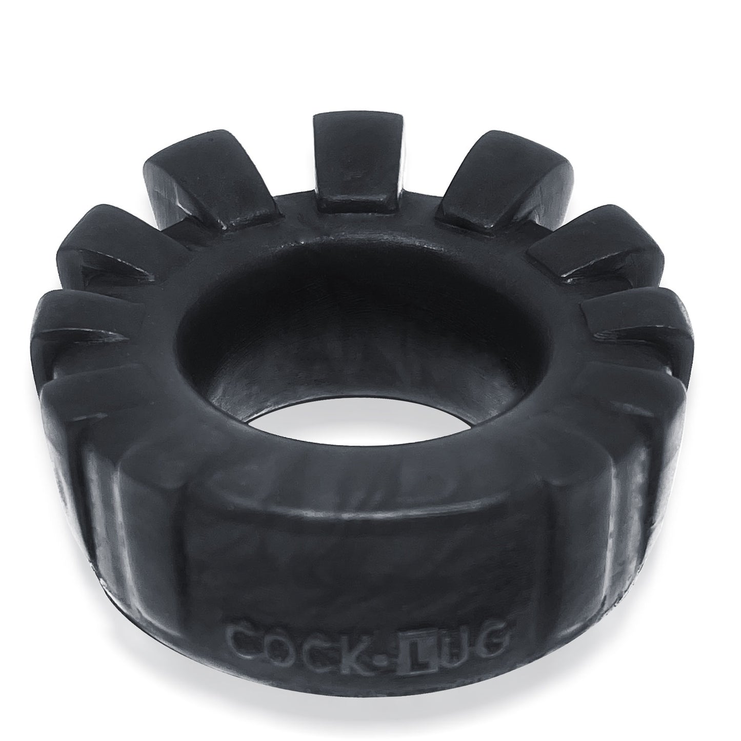 Cock-Lug Lugged Cockring -  Black OX-1922-BLK