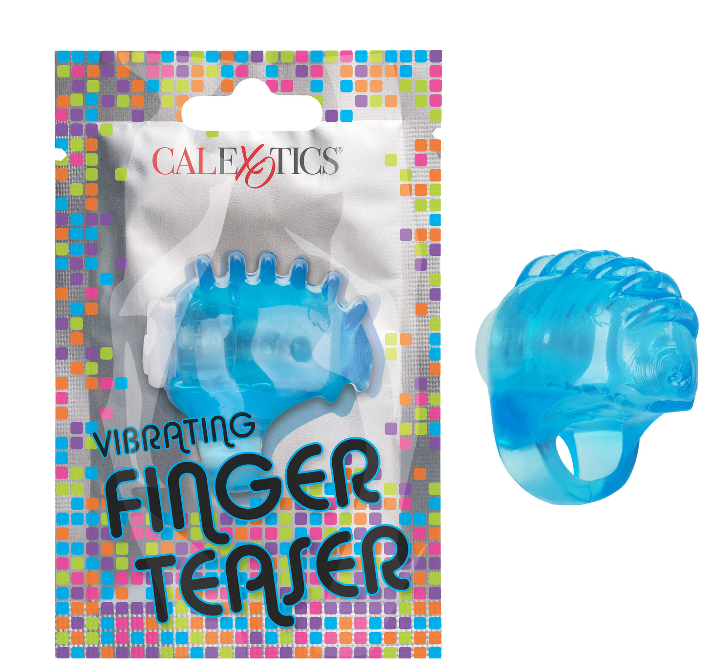 Foil Pack Vibrating Finger Teaser - Blue SE8000801