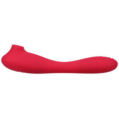 This Product Sucks - Sucking Clitoral Stimulator  With Bendable G-Spot Vibrator - Pink DJ0990-26-BX