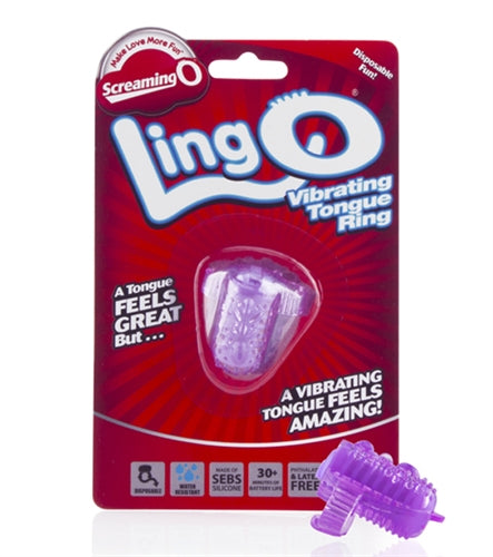 The Ling-O Vibrating Tongue Ring - Each LNG110E