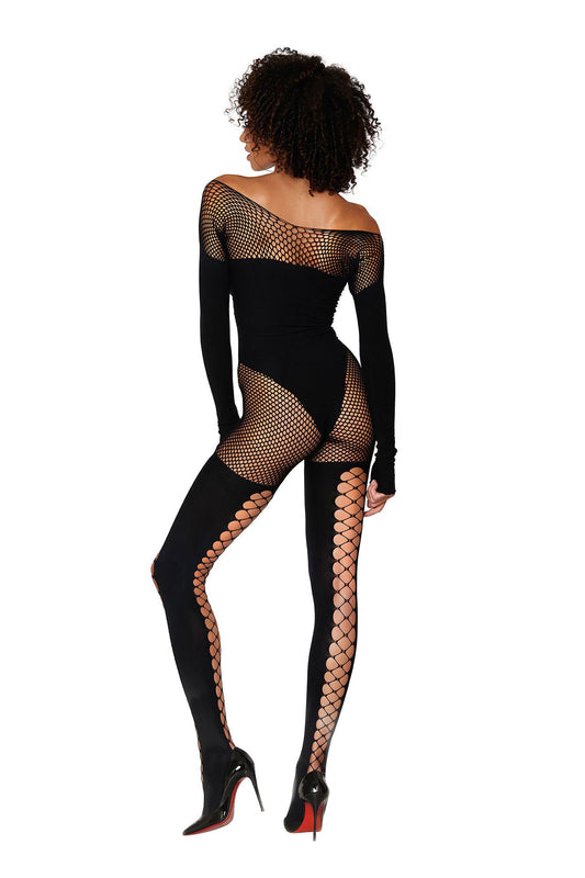 Bodystocking - One Size - Black DG-0443BLKOS