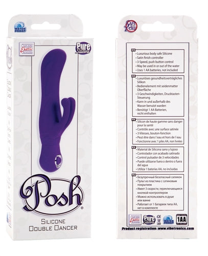 Posh Silicone Double Dancer - Purple SE0726403