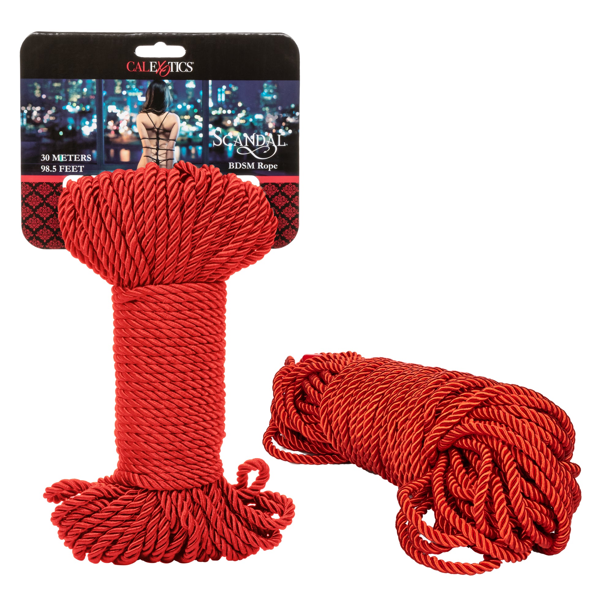 Scandal BDSM Rope 98.5ft/ 30m - Red SE2711972