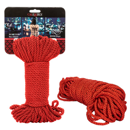 Scandal BDSM Rope 98.5ft/ 30m - Red SE2711972