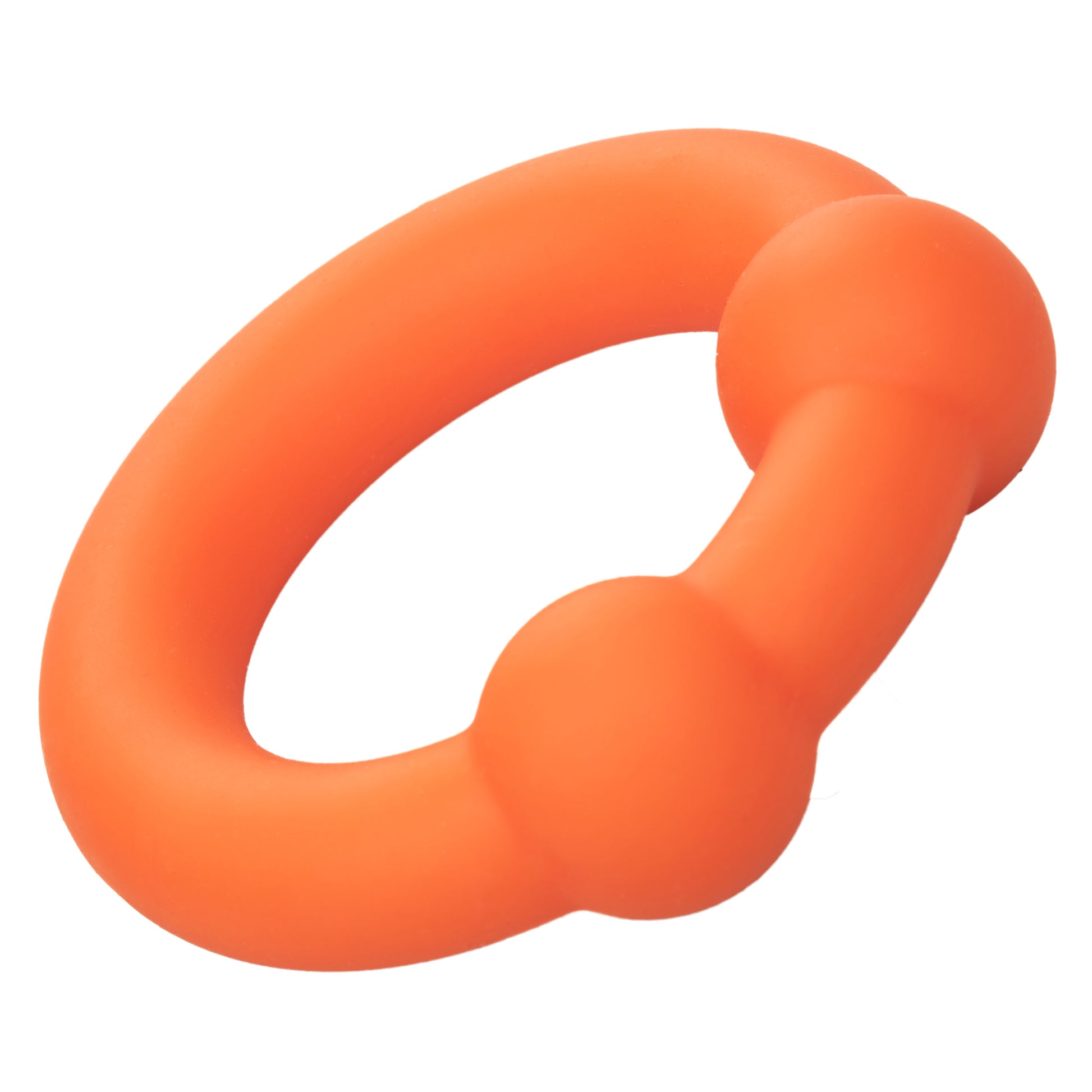 Alpha Liquid Silicone Dual Ball Ring - Orange Orange SE1492122