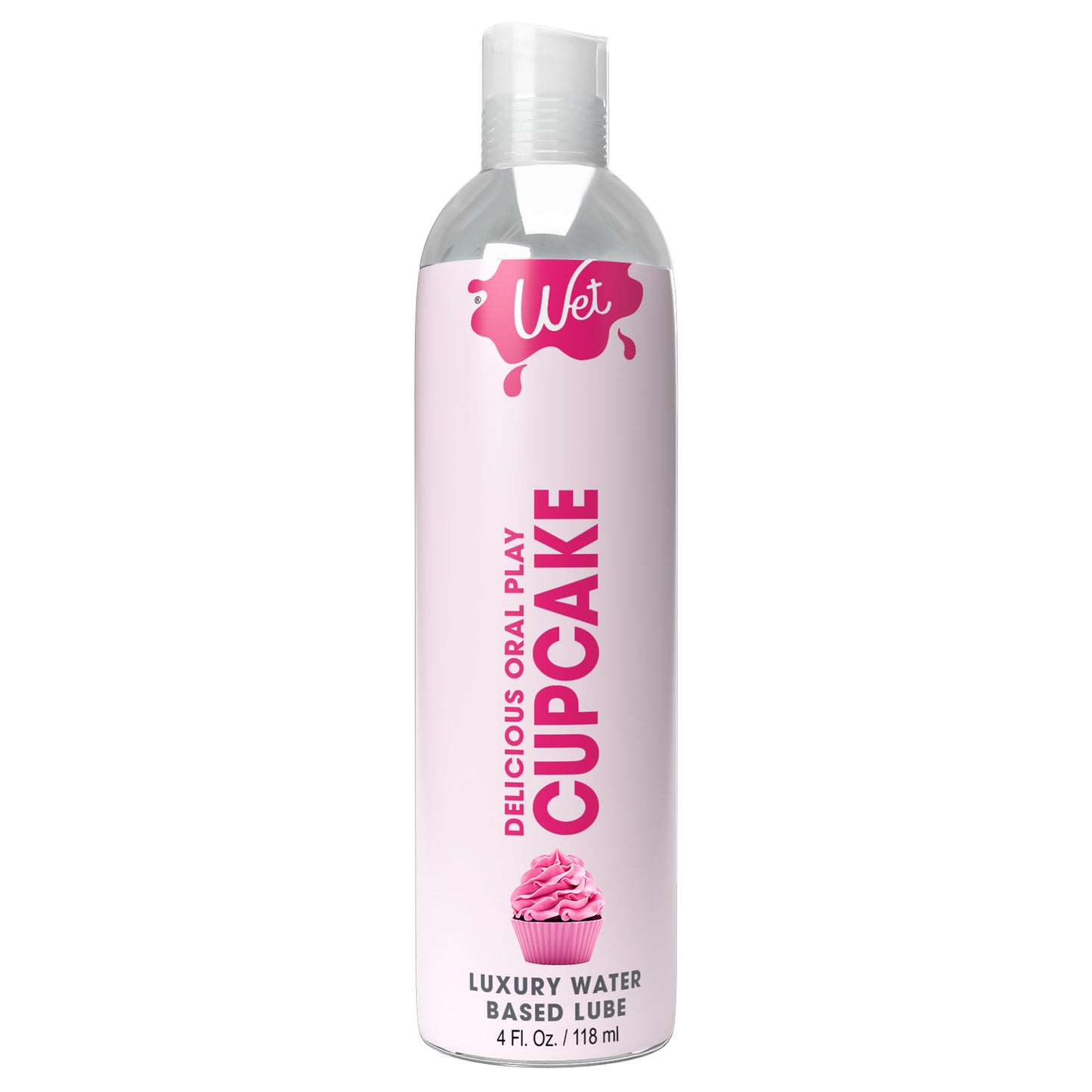 Wet Delicious Oral Play - Cupcake - Waterbased Flavored Lube 4  Oz WT21579