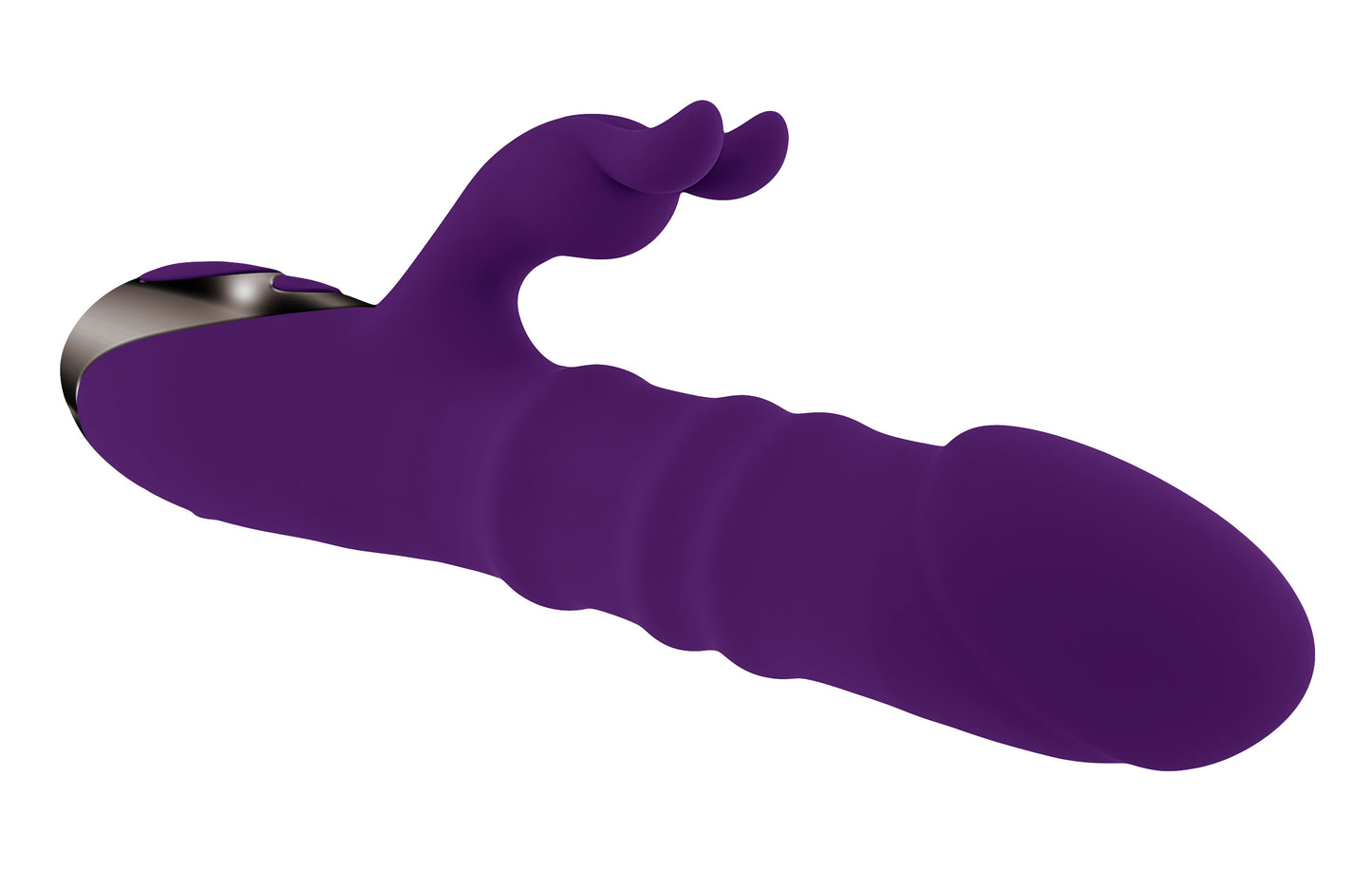 Playboy Pleasure - Hop to It - Rabbit Vibrator - Dark Purple PB-RS-2345-2