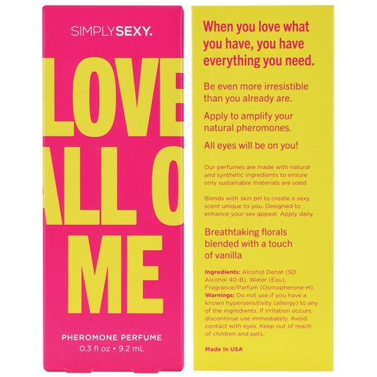 Simply Sexy Pheromone Perfume Love All of Me 0.3 Oz SSY2503-00