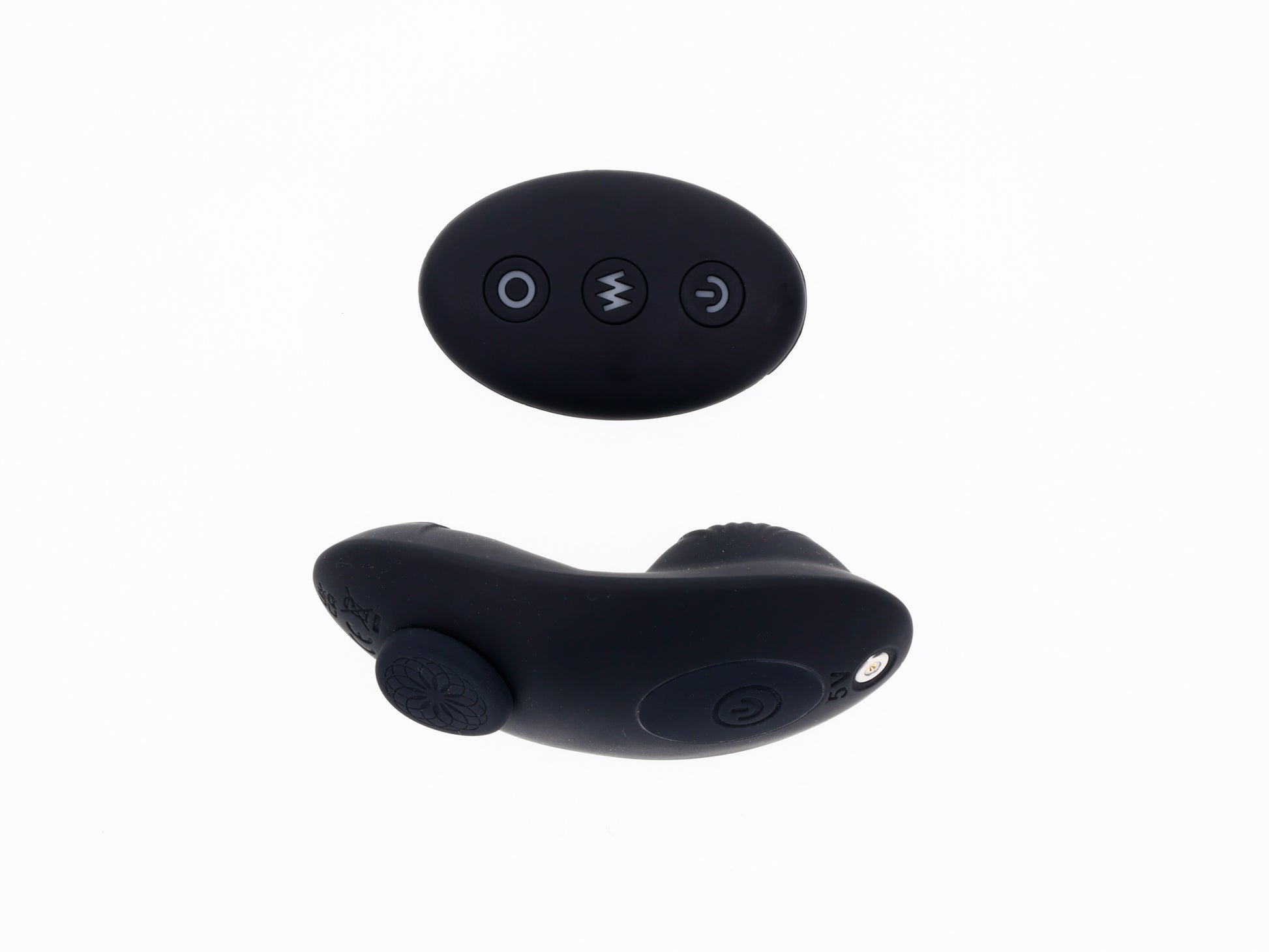 Hidden Pocket Strap on With Remote Control  Vibrator - Black SS31004