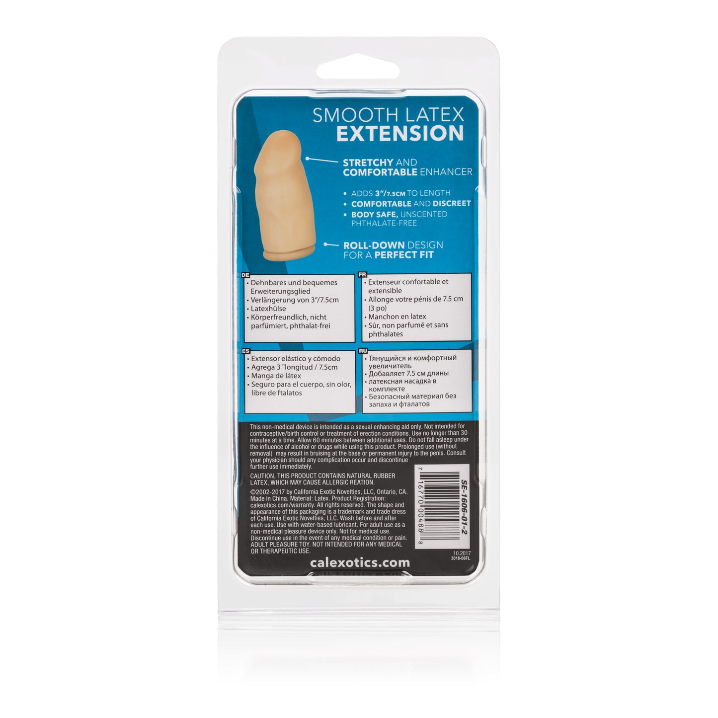 3 Inch Smooth Latex Extension - Ivory SE1606012