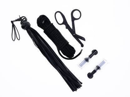 Tied and Twisted Bondage Kit - Black SS32406