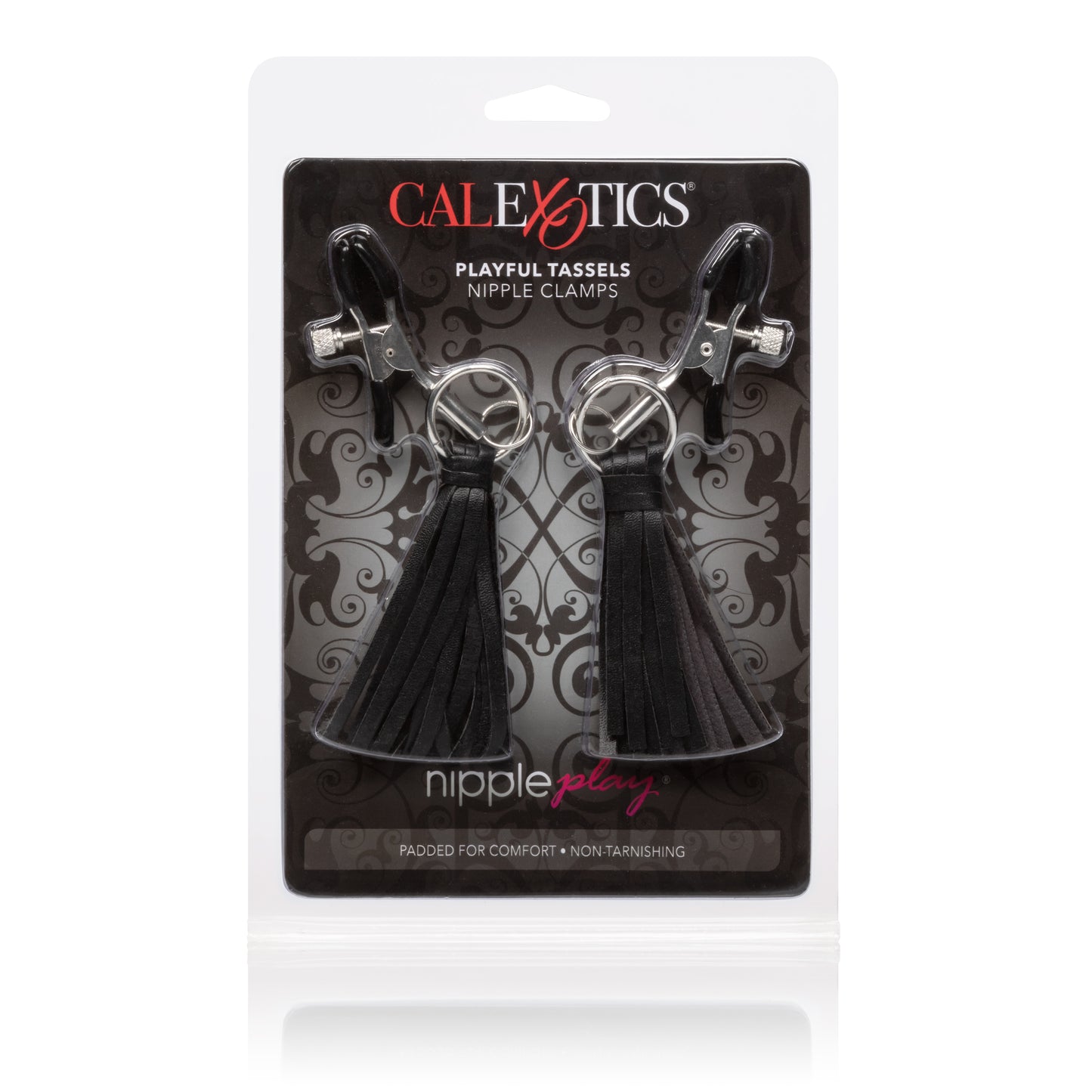 Nipple Play Playful Tassels Nipple Clamps - Black SE2614052