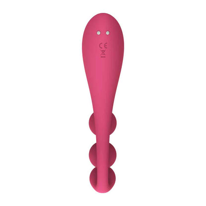 Tri Ball 1 Lay on Vibrator - Red SAT-4018263