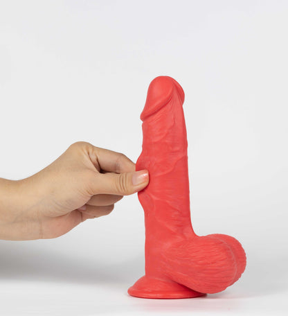 Get Lucky Ms. Ruby 7.5 Inch Dildo - Red TMN-GL-4592