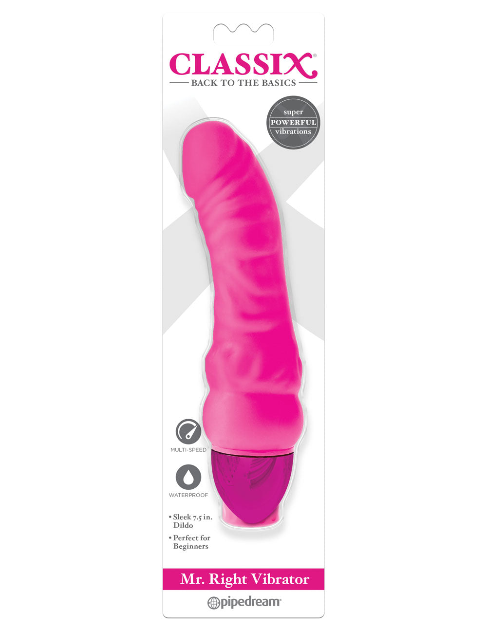 Mr. Right Vibrator - Pink PD1981-11