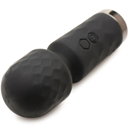 10x Mini Silicone Wand -  Black BNG-AH205-BLK