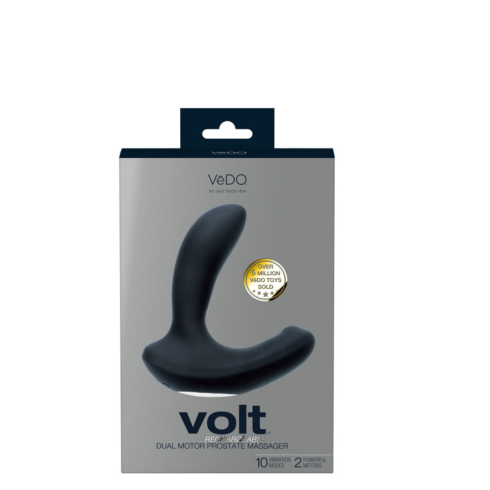 Volt Rechargeable Prostate Vibe - Black VI-P2308