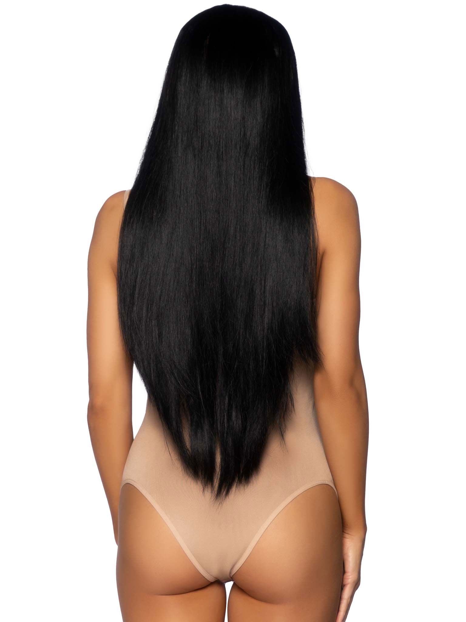 33 Inch Long Straight Wig - Black LA-A2864BLK