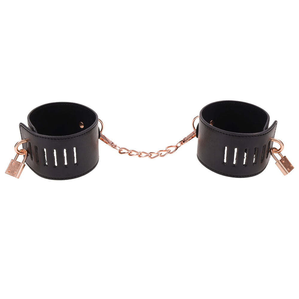 Brat Locking Cuffs - Black SS09849