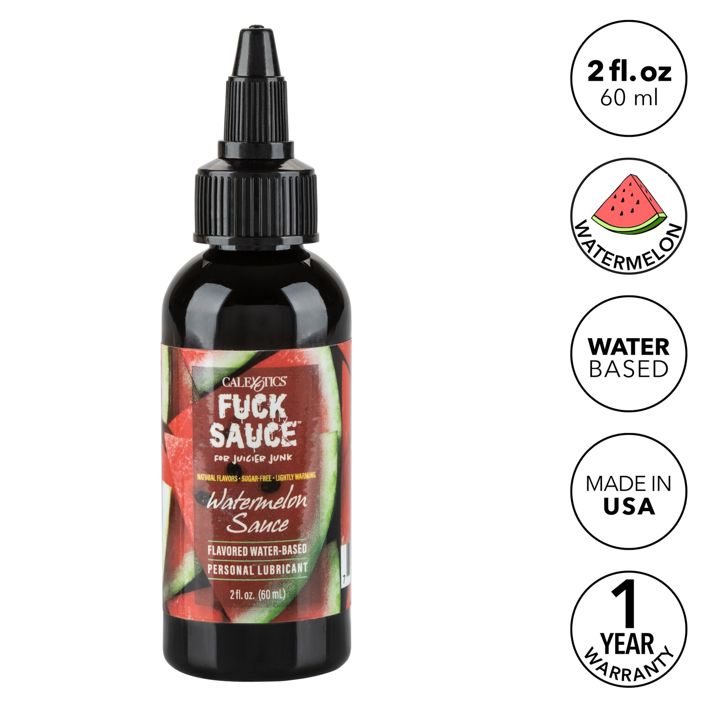 Fuck Sauce Flavored Water-Based Personal  Lubricant - Watermelon - 2 Fl. Oz. SE2410201