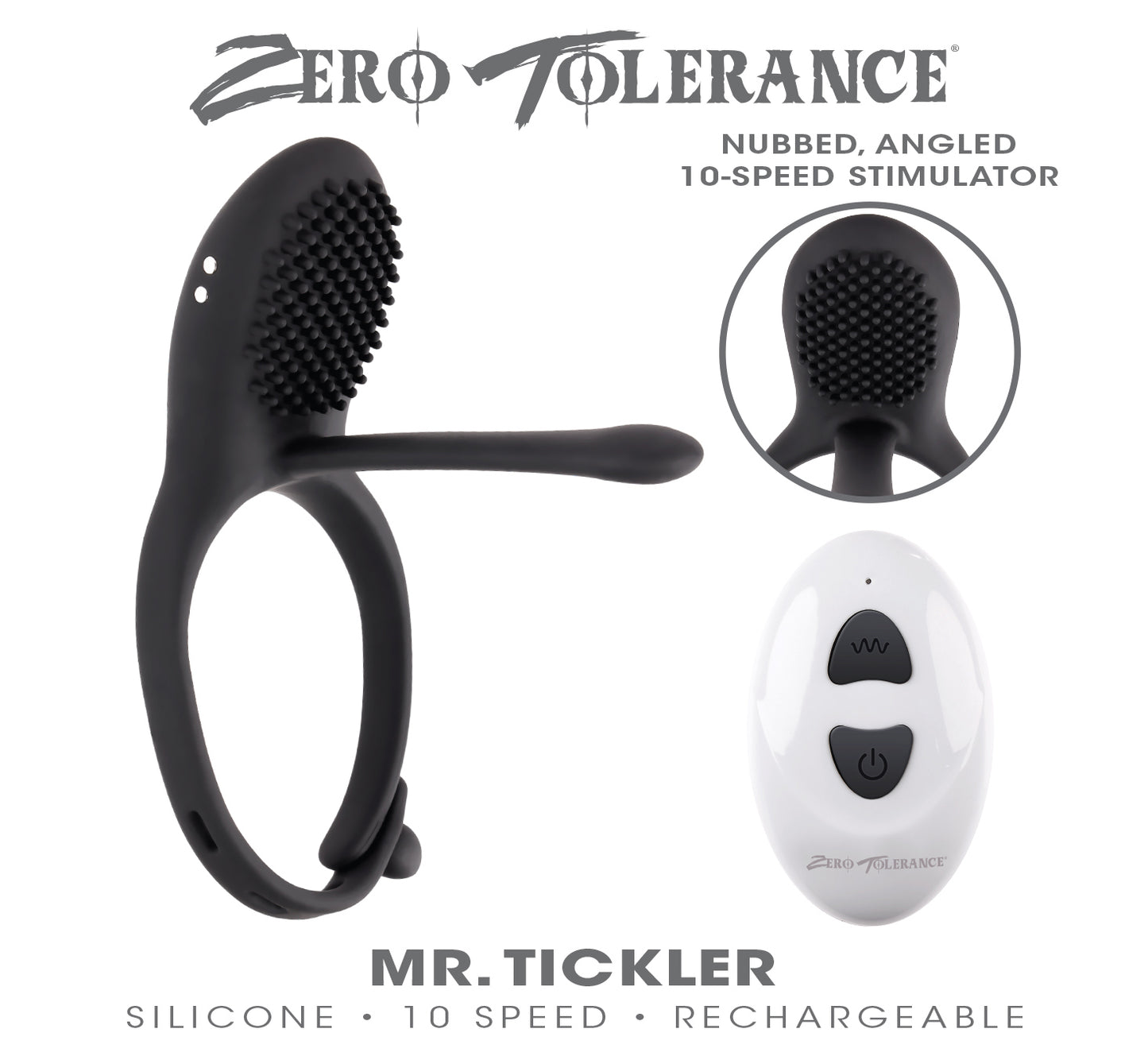 Mr. Tickler - Black ZE-RS-2574-2