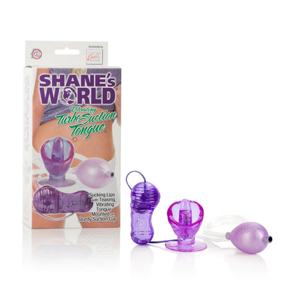 Shane's World Vibrating Turbo Suction Tongue -  Purple SE0602143