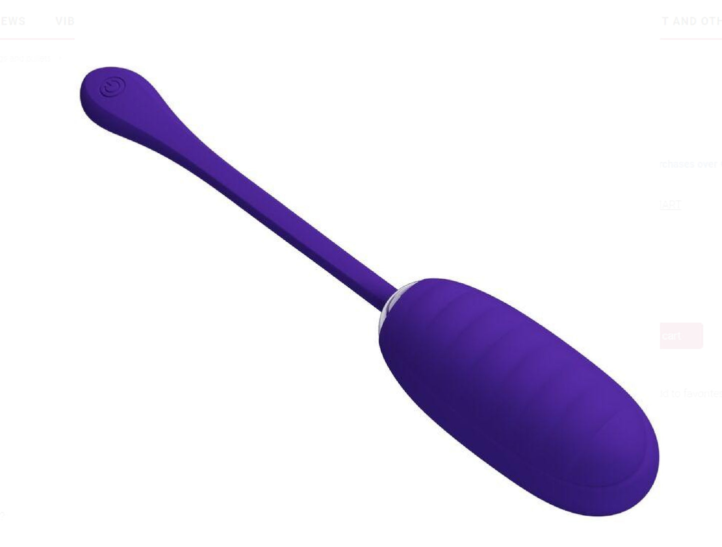 Kirk Rechargeable Vibrating Egg - Purple BI-014654-3