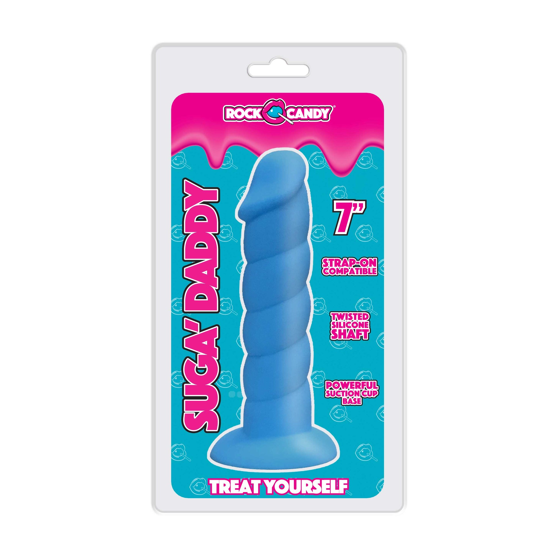 Suga-Daddy 7 Inch Dong - Blue RC-SDAD7-101-B