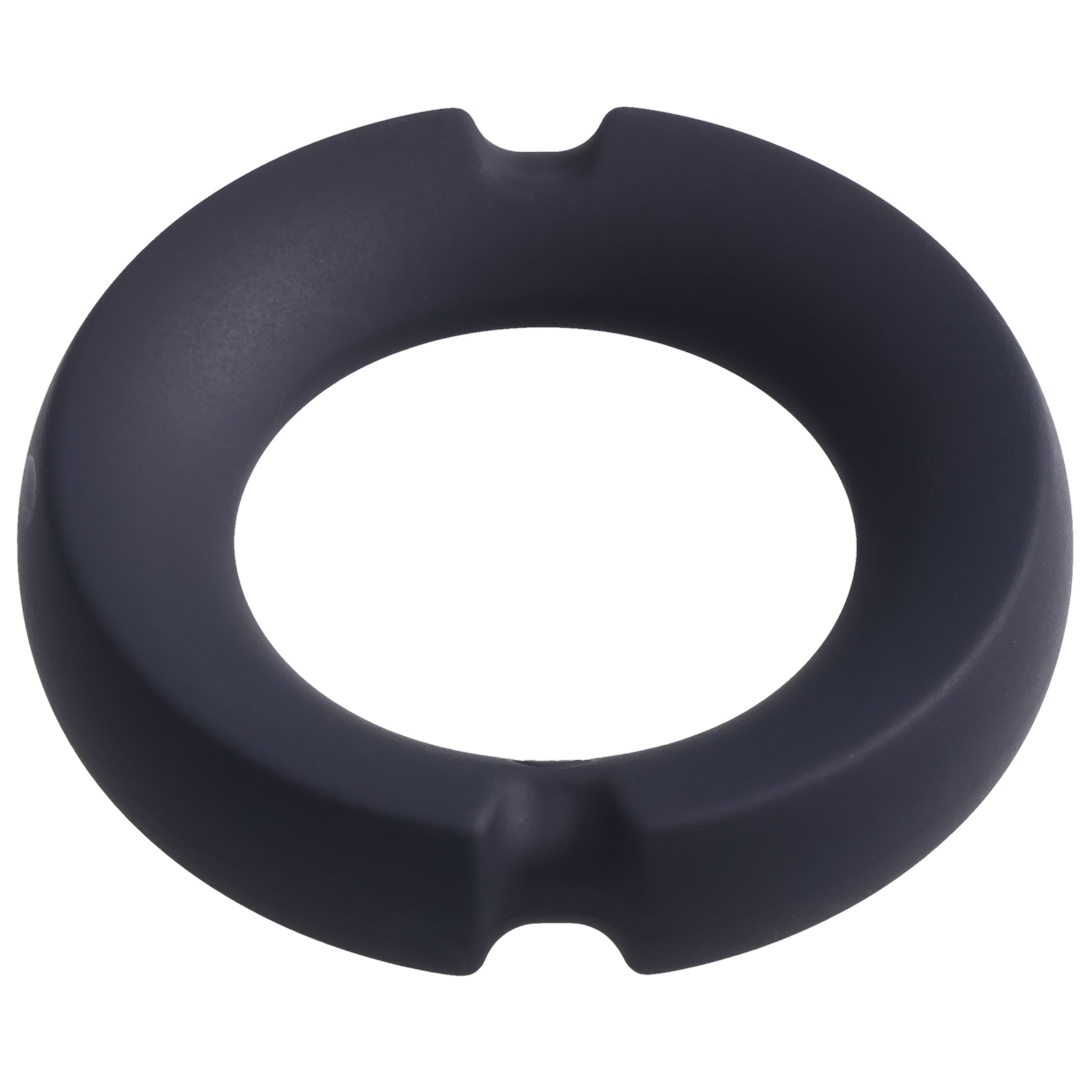 Merci - the Paradox - Silicone Covered Metal Cock  Ring - 45mm - Black DJ2402-39-BX