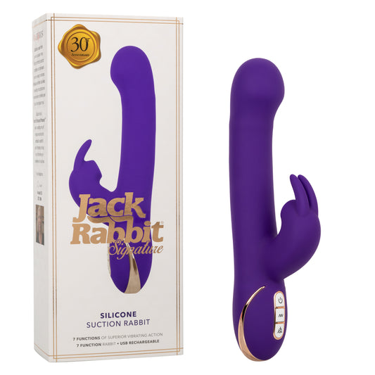 Jack Rabbit Signature Silicone Suction Rabbit -  Purple SE0609703