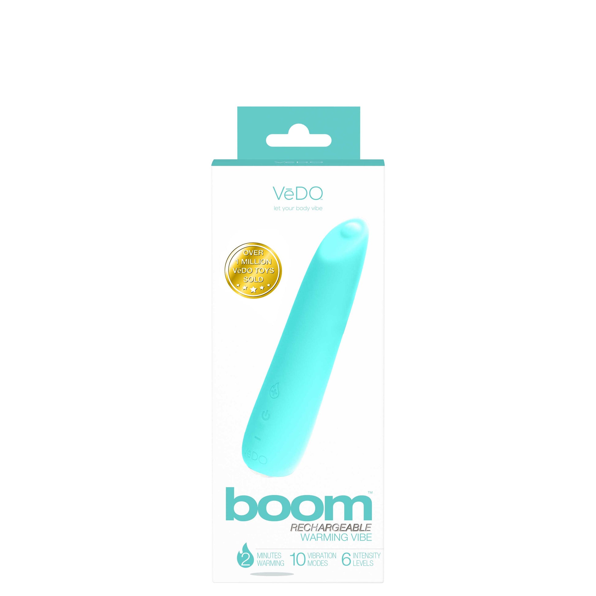 Boom Rechargeable Warming Vibe - Tease Me Turquoise VI-F1501