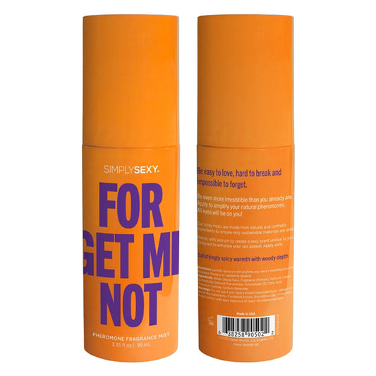 Forget Me Not - Pheromone Fragrance Mists 3.35 Oz SSY3005-03