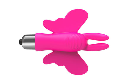 The 9's Flirt Finger Butterfly Finger Vibrator - Pink ICB2670-2