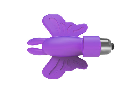 The 9's Flirt Finger Butterfly Finger Vibrator - Purple ICB2671-2