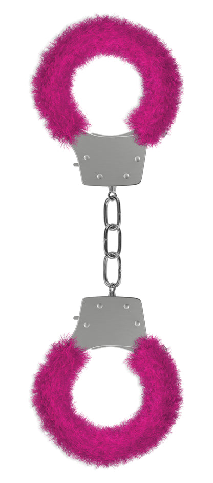 Pleasure Furry Handcuffs - Pink OU-OU004PNK