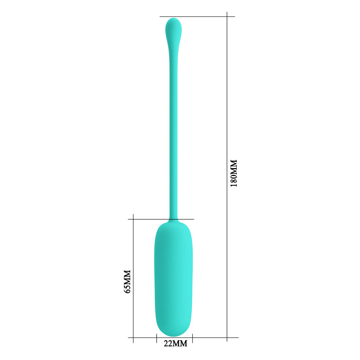 Pretty Love Joyce Vibrating Egg - Turquoise BI-014665-1