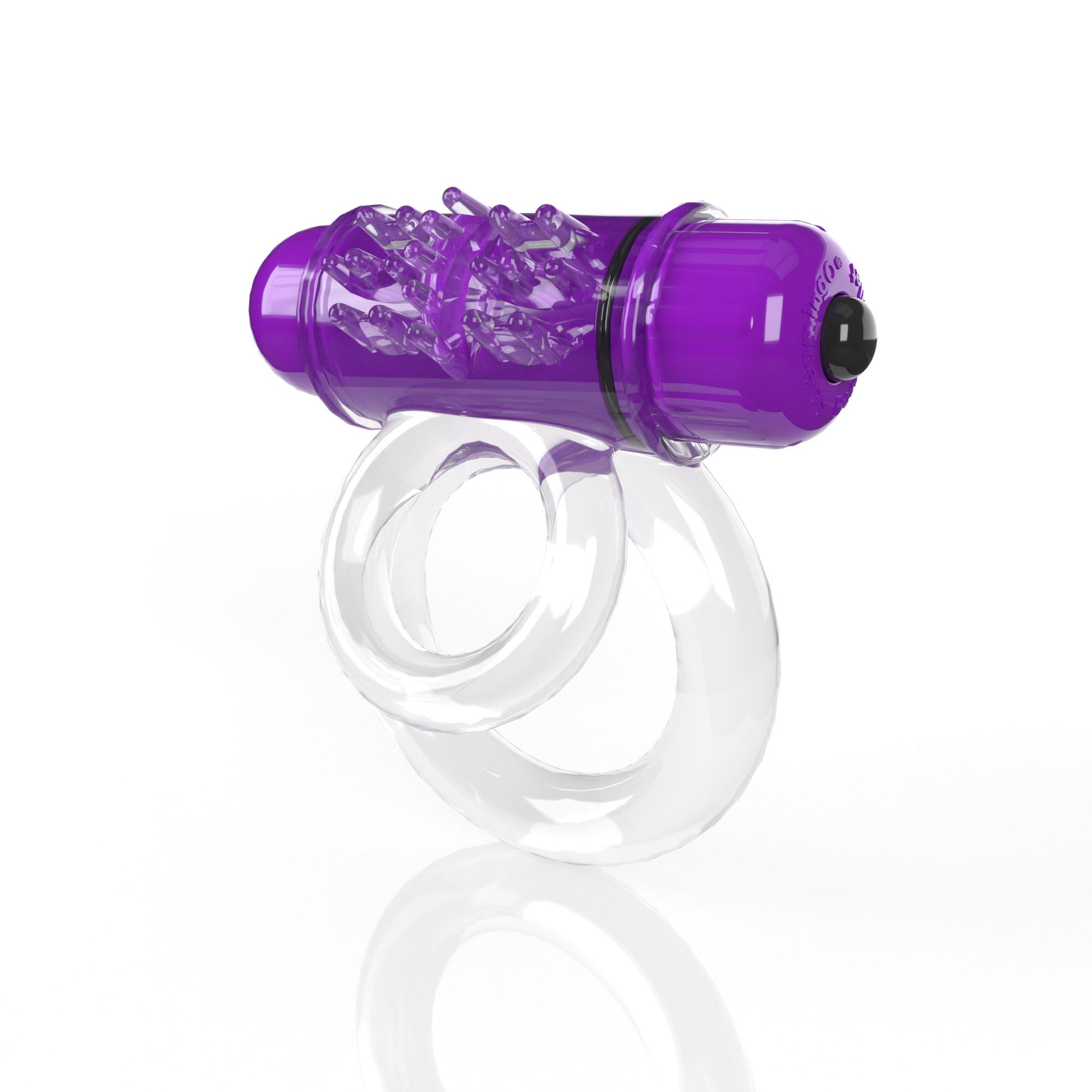 Screaming O 4t - Double O 6 Super Powered   Vibrating Double Ring - Grape SO-4TD6-GP