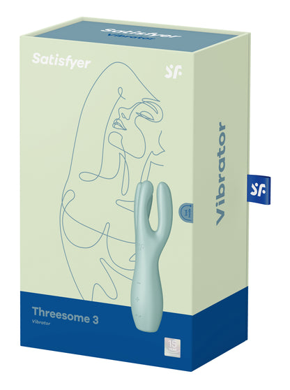 Threesome 3 Vibrator - Mint SAT-J2018-243-2