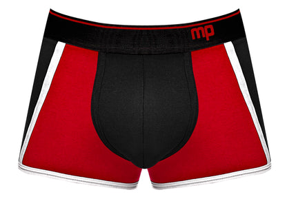 Retro Sport Panel Short - Small - Black/ Red MP-155265BRSL