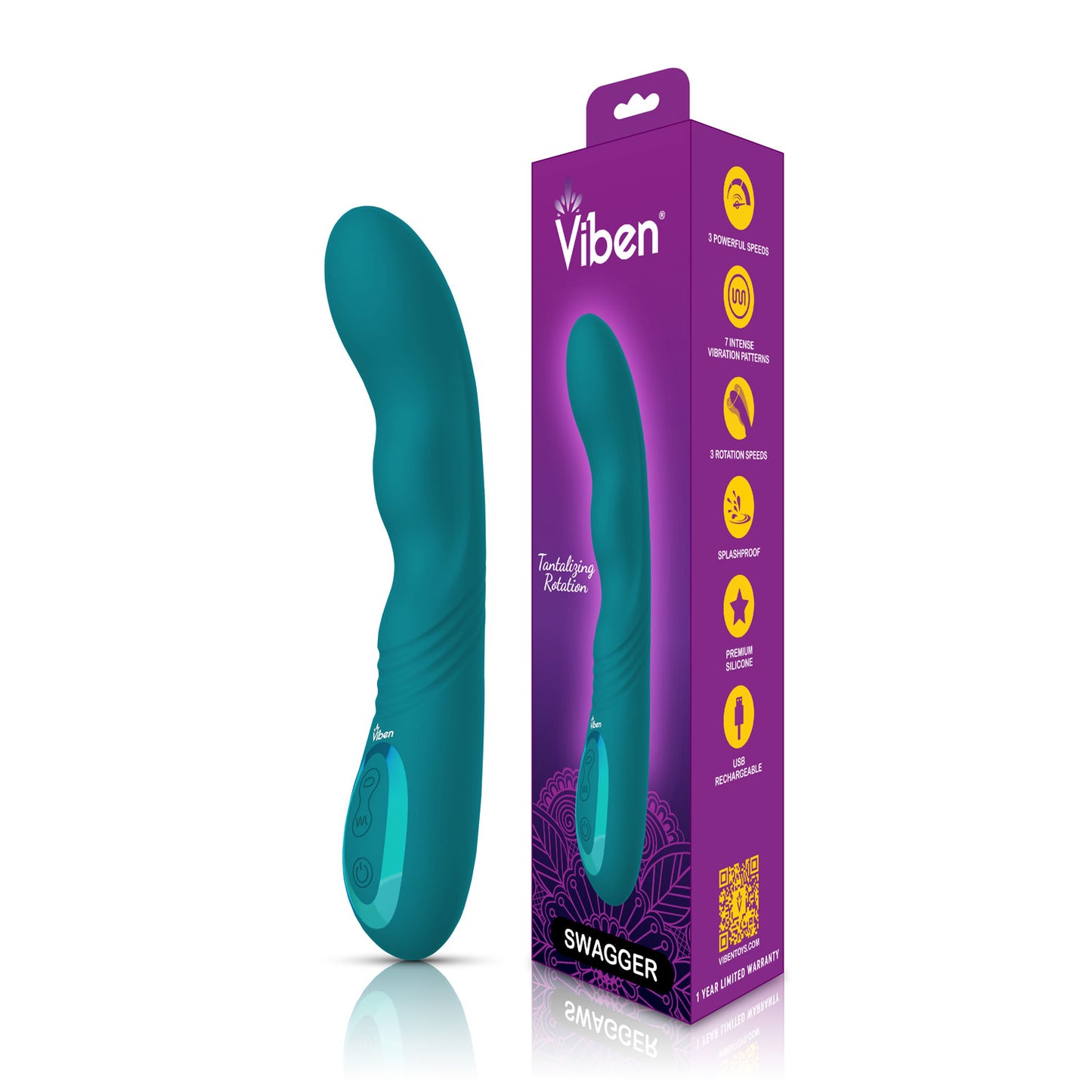 Swagger - Ocean - Wriggling G-Spot  Vibe VB-75018